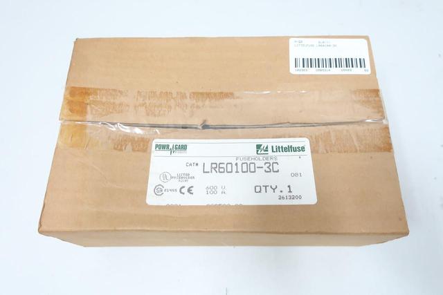 LITTELFUSE LR60100-3C FUSE HOLDER 3P 100A AMP 600V-AC