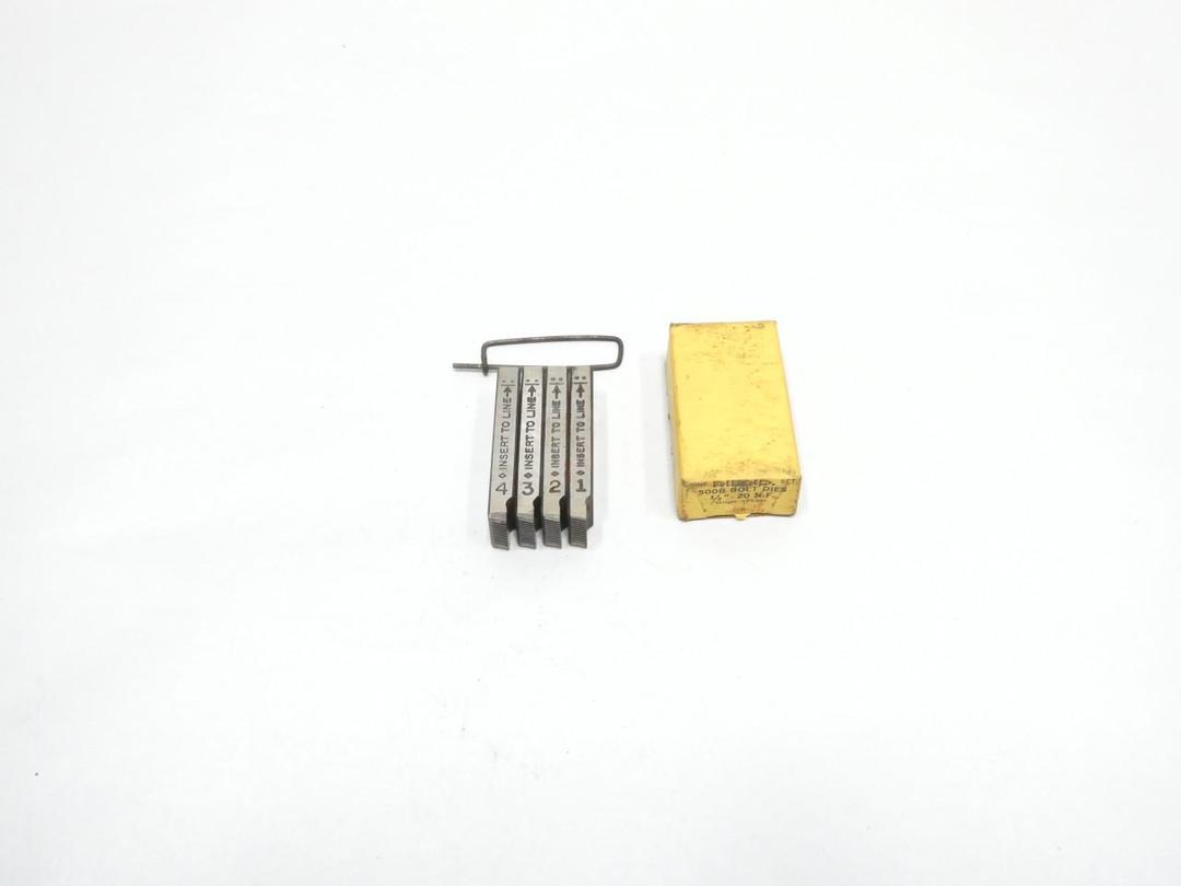 SET OF 4 RIDGID 500B 20UNF 1/2IN DIE