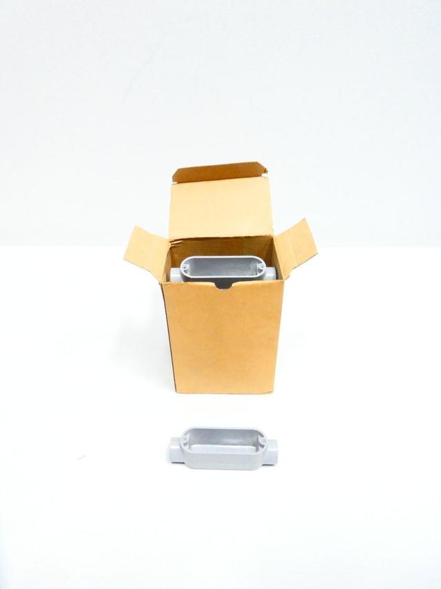 BOX OF 10 CROUSE HINDS C15 ALUMINUMCONDUIT OUTLET BODY C 1/2IN 