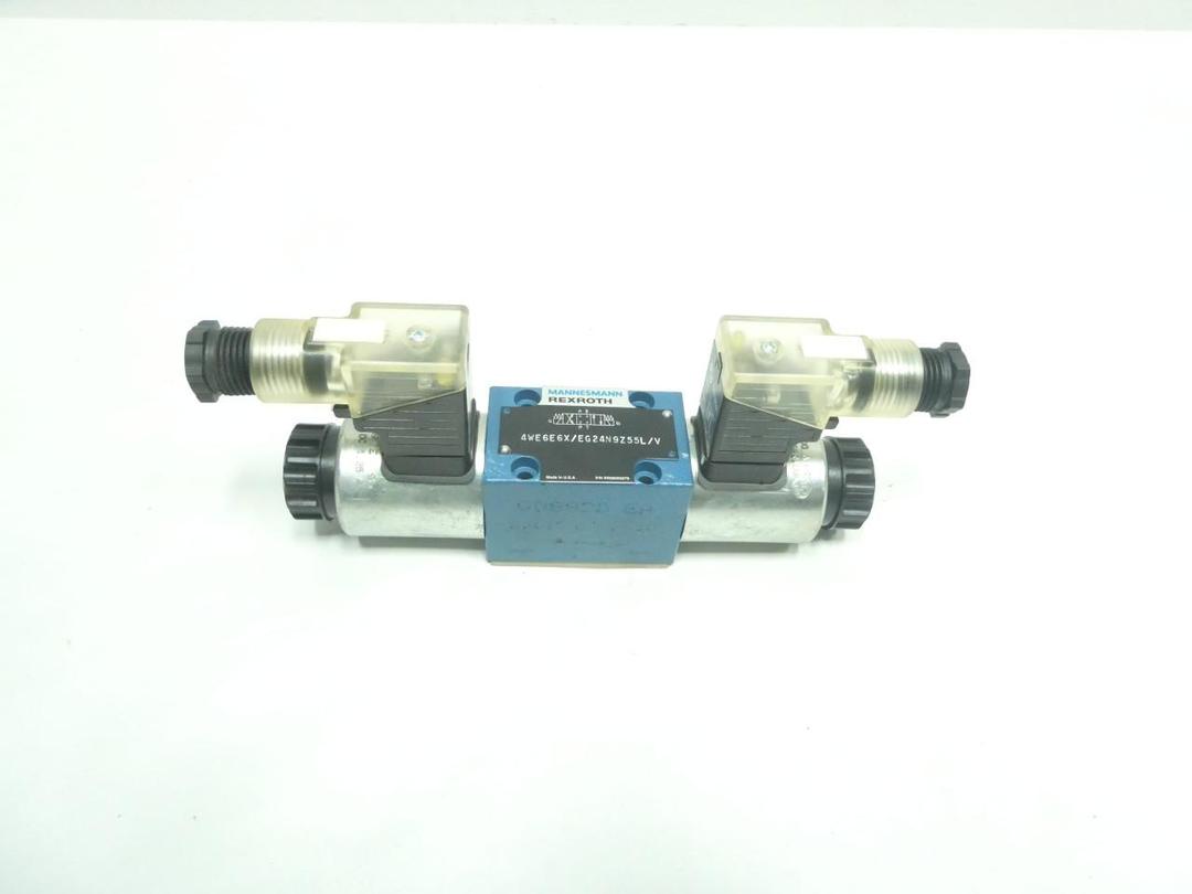 REXROTH 4WE6E6X/EG24N9Z55L/V HYDRAULIC SOLENOID VALVE 24V-DC