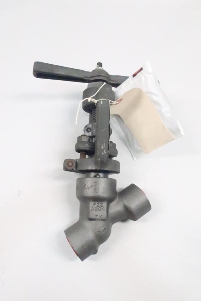 HANCOCK 4102W1 MANUAL STEEL SOCKET WELD GLOBE VALVE 3/4IN 2680