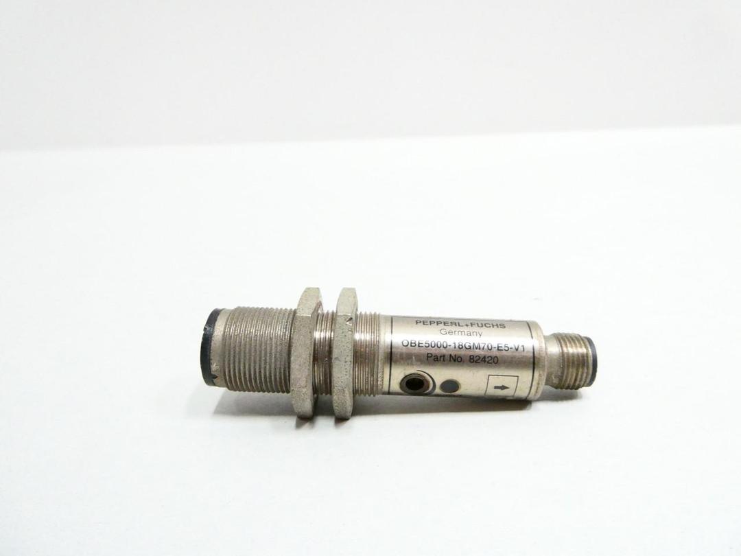 PEPPERL FUCHS OBE5000-18GM70-E5-V1 82420 LIGHT BEAM SWITCH 10-30V-DC