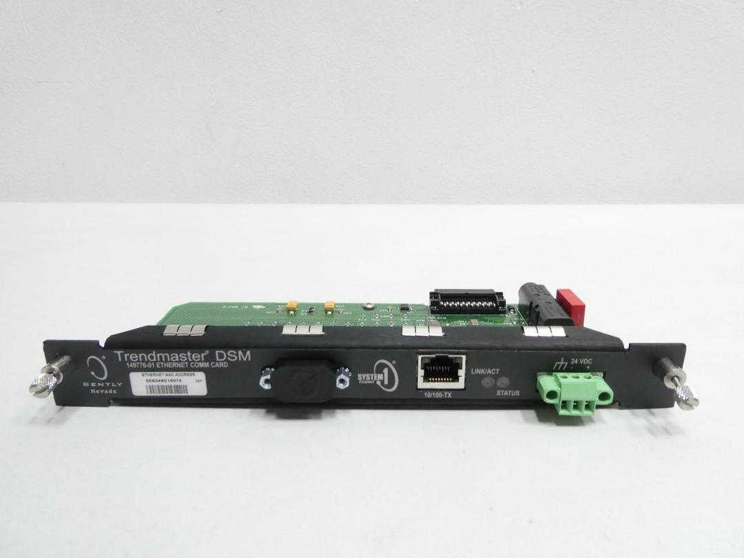 BENTLY NEVADA 149776-01 TRENDMASTER ETHERNET COMM CARD
