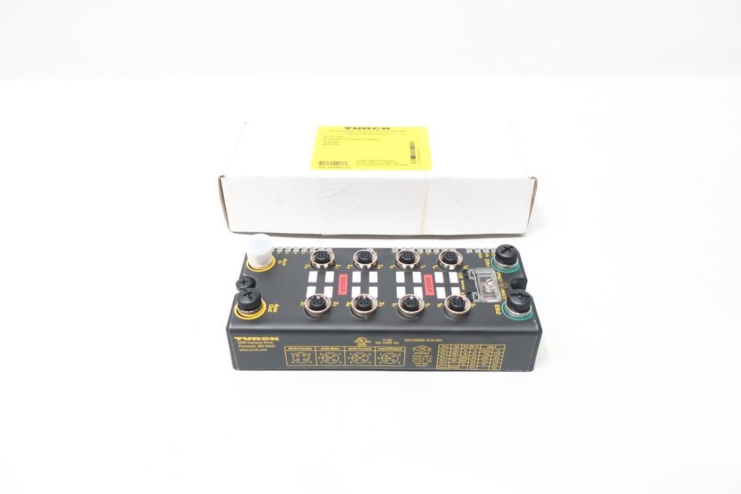 TURCK BLCEN-8M12LT-8XSG-P-8XSG-P MULTIPROTOCOL FIELDBUS STATION I/O MODULE