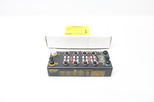 TURCK BLCEN-8M12LT-8XSG-P-8XSG-P MULTIPROTOCOL FIELDBUS STATION I/O MODULE