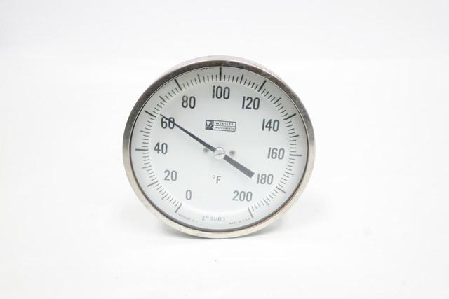 WEKSLER T-415-I BIMETAL THERMOMETER 5IN 18IN 0-200F 1/2IN NPT