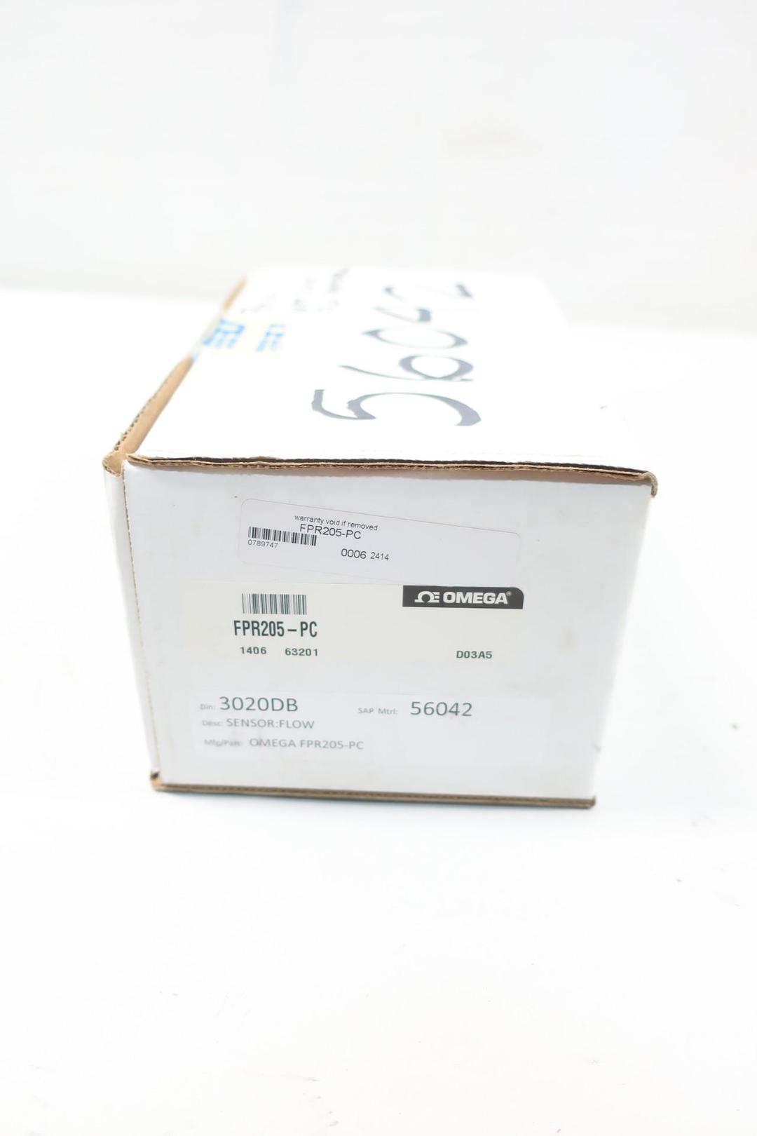 OMEGA FPR205-PC FLOW TRANSMITTER 1/2IN NPT 1.5-15GPM 200PSI 5-24V-DC