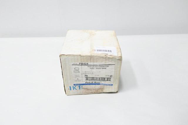 BOX OF 5 THOMAS&BETTS PB424 POS-E-KON CONNECTOR PANEL MOUNT BASE