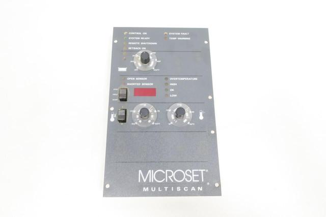 NORDSON 104988D MICROSET MULTISCAN CONTROL PANEL