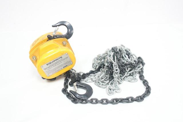 FASTENAL 0547658 EQUIPRITE 10FT LIFT HAND CHAIN HOIST 1/2TON