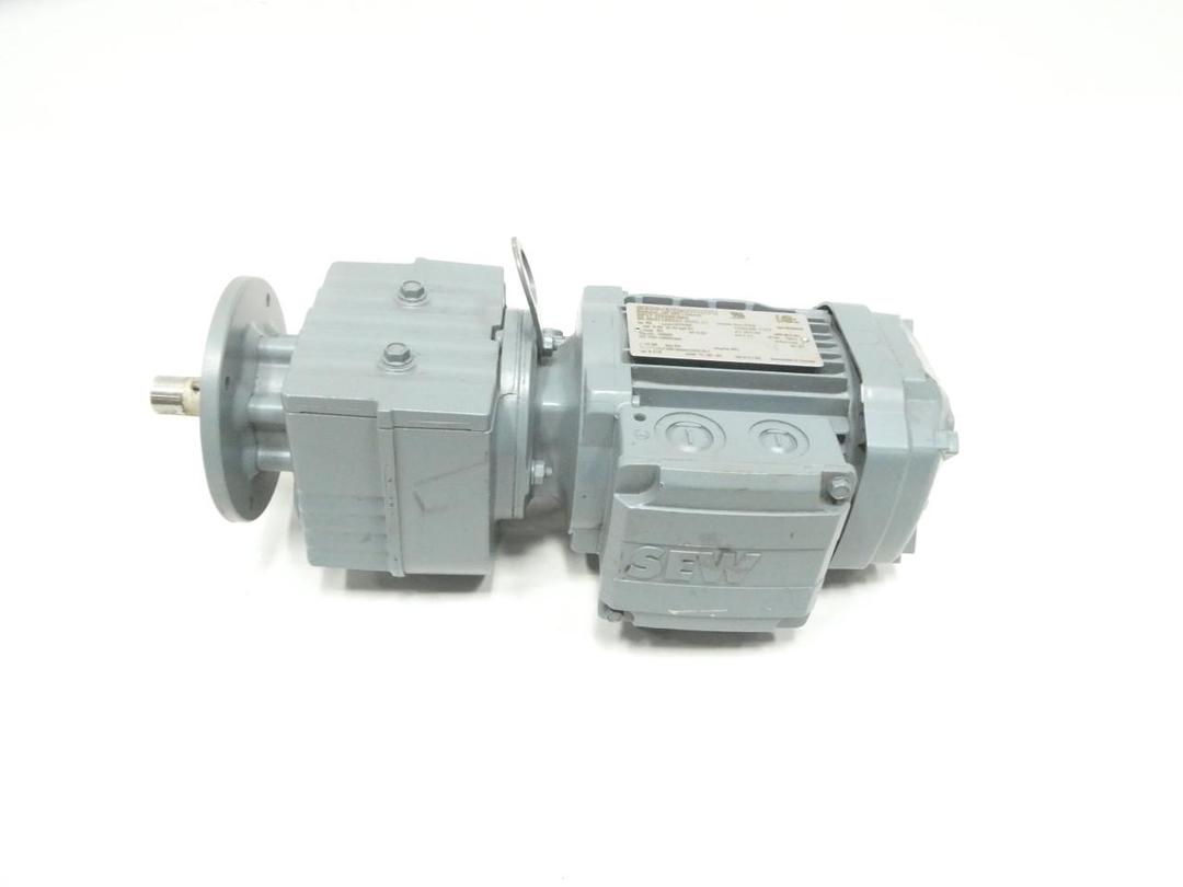 SEW EURODRIVE RF17 DR2S63M4 GEARMOTOR 99RPM 3PH 0.25KW 230/460V-AC