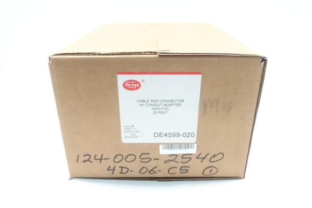 FIREYE DE4599-020 CABLE AND CONNECTOR W/ CONDUIT ADAPTER 20FT