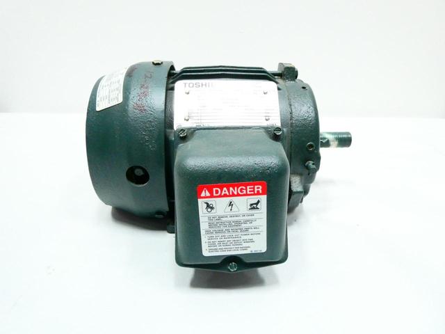 TOSHIBA BY152FLF1BMHD02 AC MOTOR 143T 3PH 1.5HP 3490RPM 460V-AC