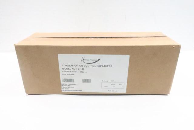 ULTRA CLEAN D-108 CONTAMINATION CONTROL BREATHER 20CFM 150GPM 2IN MNPT