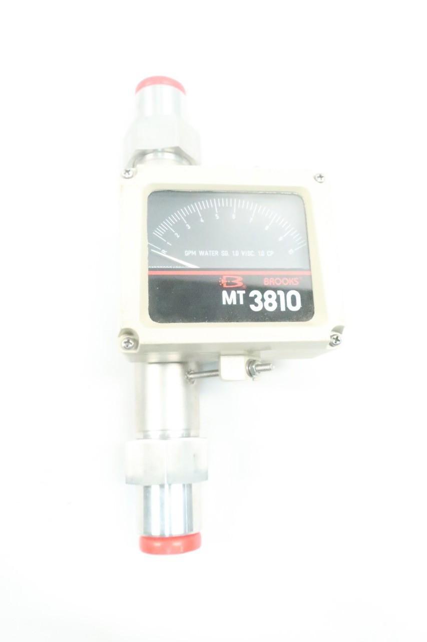 BROOKS 3810A13C1PAA1A1 MT3810 VARIABLE AREA FLOW METER 1-10GPM 1IN NPT