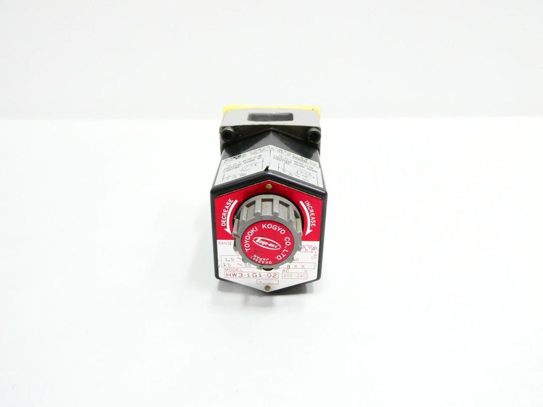 TOYO-OKI HW3-1G1-02 PRESSURE SWITCH 1.5-5.5MPA 100-130V-AC