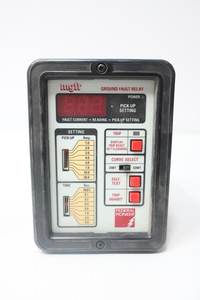 FEDERAL PIONEER MGFR-20 GROUND FAULT RELAY