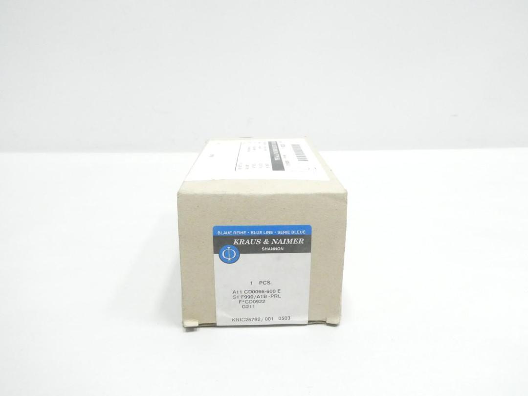 KRAUS & NAIMER A11-CD0066-600-E-S1-F990/A1B-PRL-F*CD0922-G211 SWITCH SLECTOR