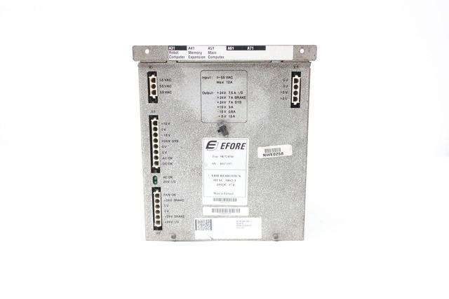 ABB 3HAC3462-1 EFORE SR 92A530 POWER SUPPLY 55V-AC 5/15/24V-DC