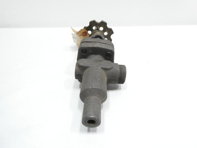 JERGUSON 74 MANUAL STEEL THREADED GAGE VALVE 1/2IN X 1/4IN NPT