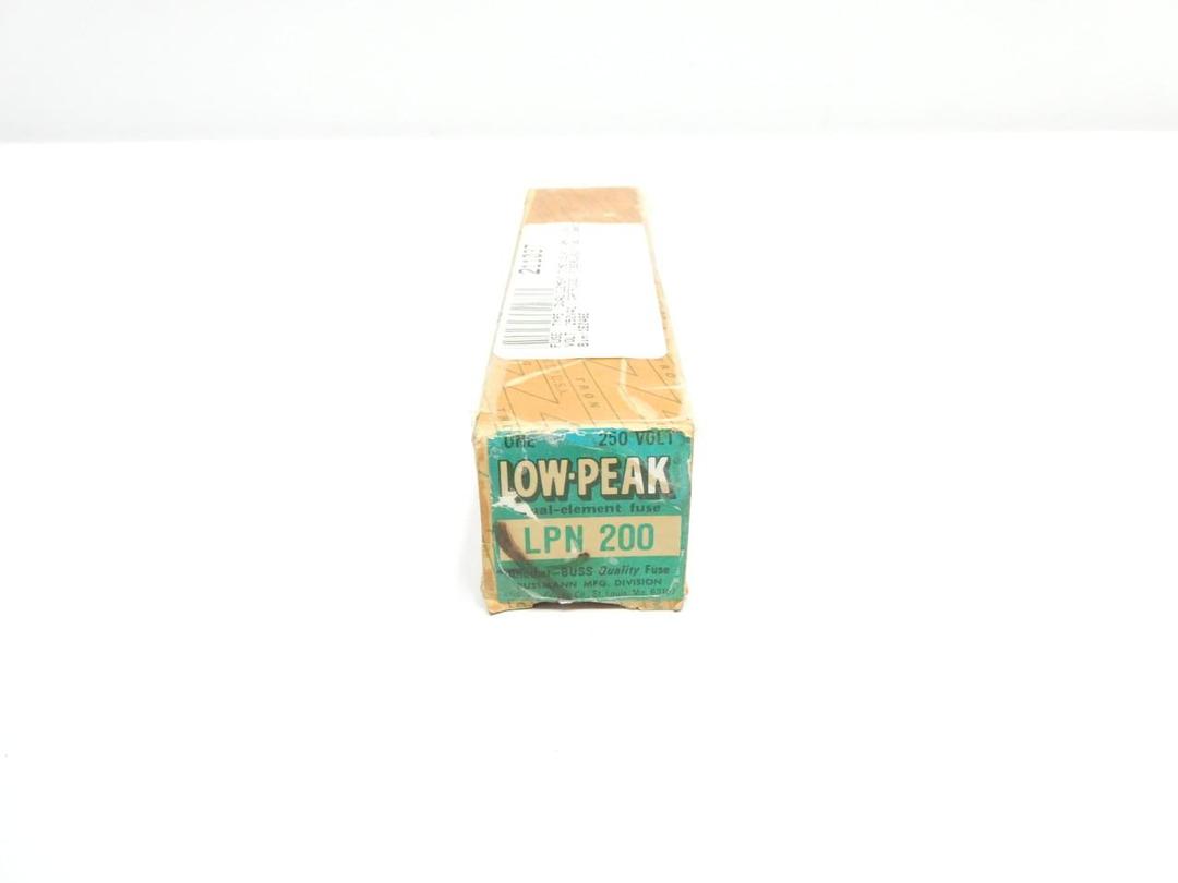 COOPER BUSSMANN LPN 200 LOW-PEAK FUSE 200A AMP 250V-AC
