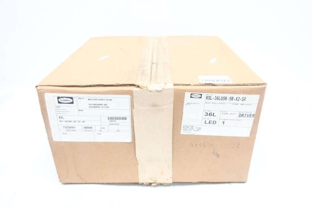 HUBBELL KSL-36LU5K-5R-X2-GR LED LUMINAIRE 120-277V-AC
