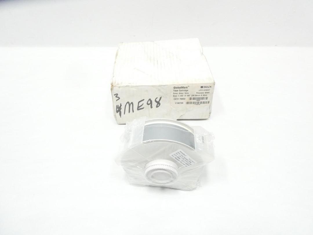 BRADY 76653 GLOBALMARK TAPE CARTRIDGE GREY 1.125IN X 100FT