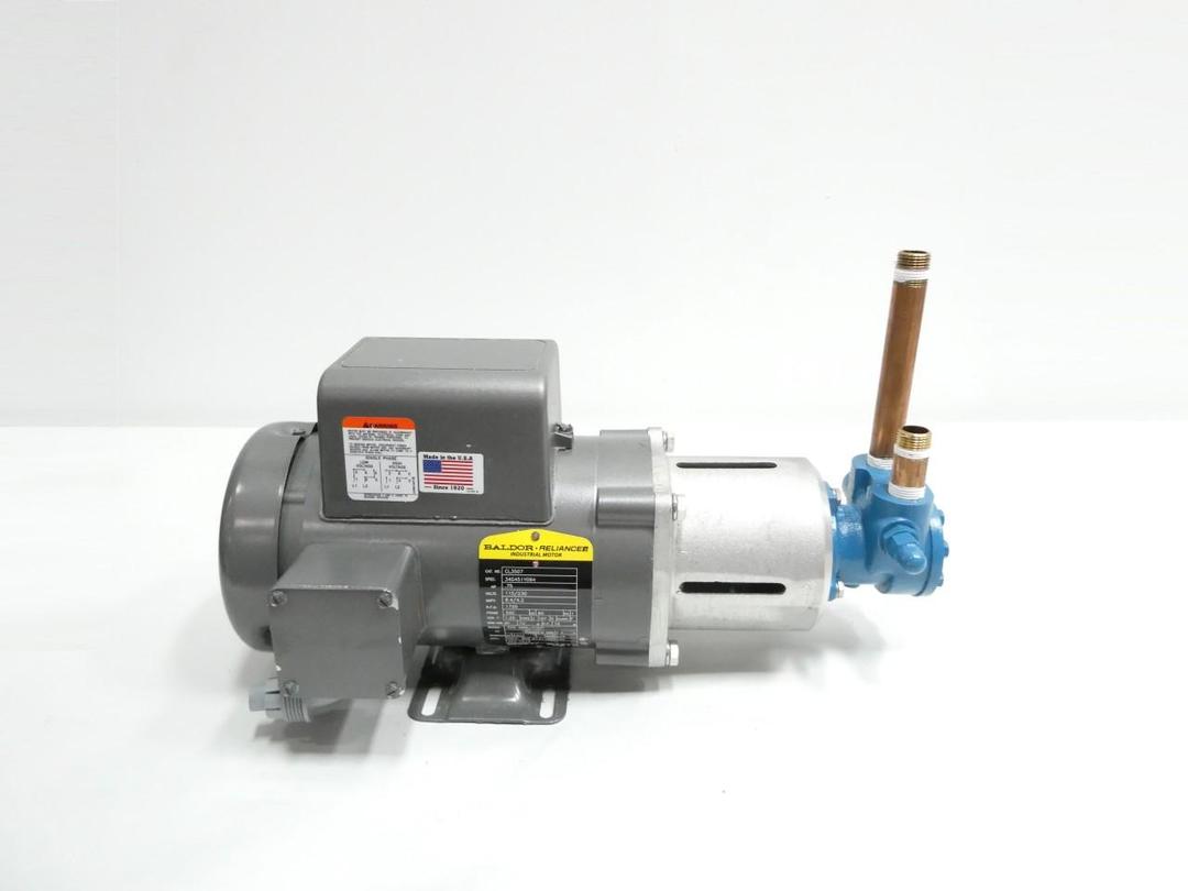 TUTHILL 1LE 4104V-C-7 IRON ROTARY GEAR PUMP 1/2IN NPT 3GPM 3/4HP 115/230V-AC