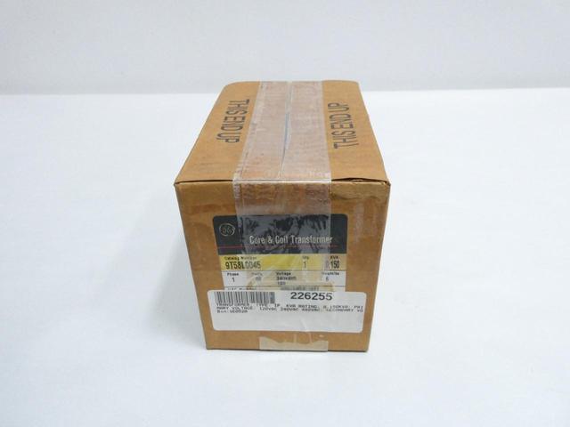 GENERAL ELECTRIC GE 9T58L0045 VOLTAGE TRANSFORMER 1PH 150VA 240/480V-AC 120V-AC