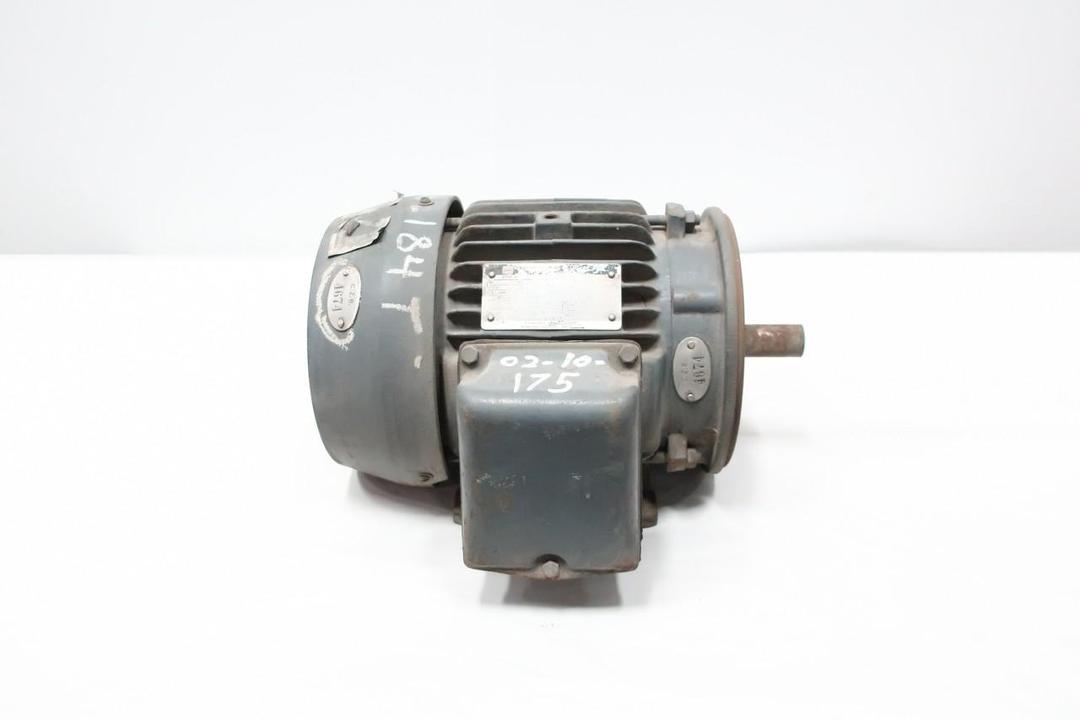 TOSHIBA B0052FLF2AKH AC MOTOR 184T 3PH 5HP 3500RPM 230/460V-AC