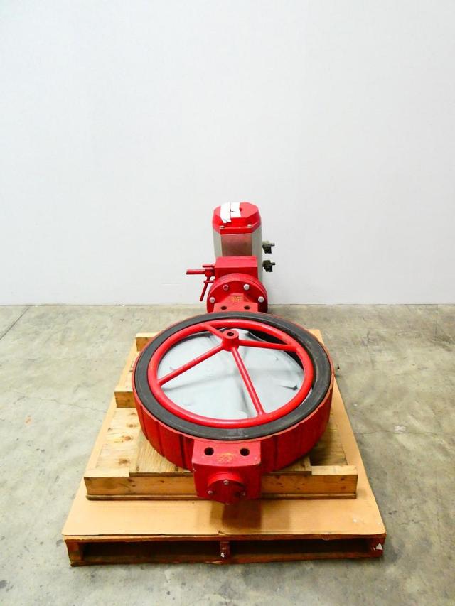 BRAY 32-2600-13075-111 90-2550-11360-532 IRON WAFER BUTTERFLY CONTROL VALVE 26IN