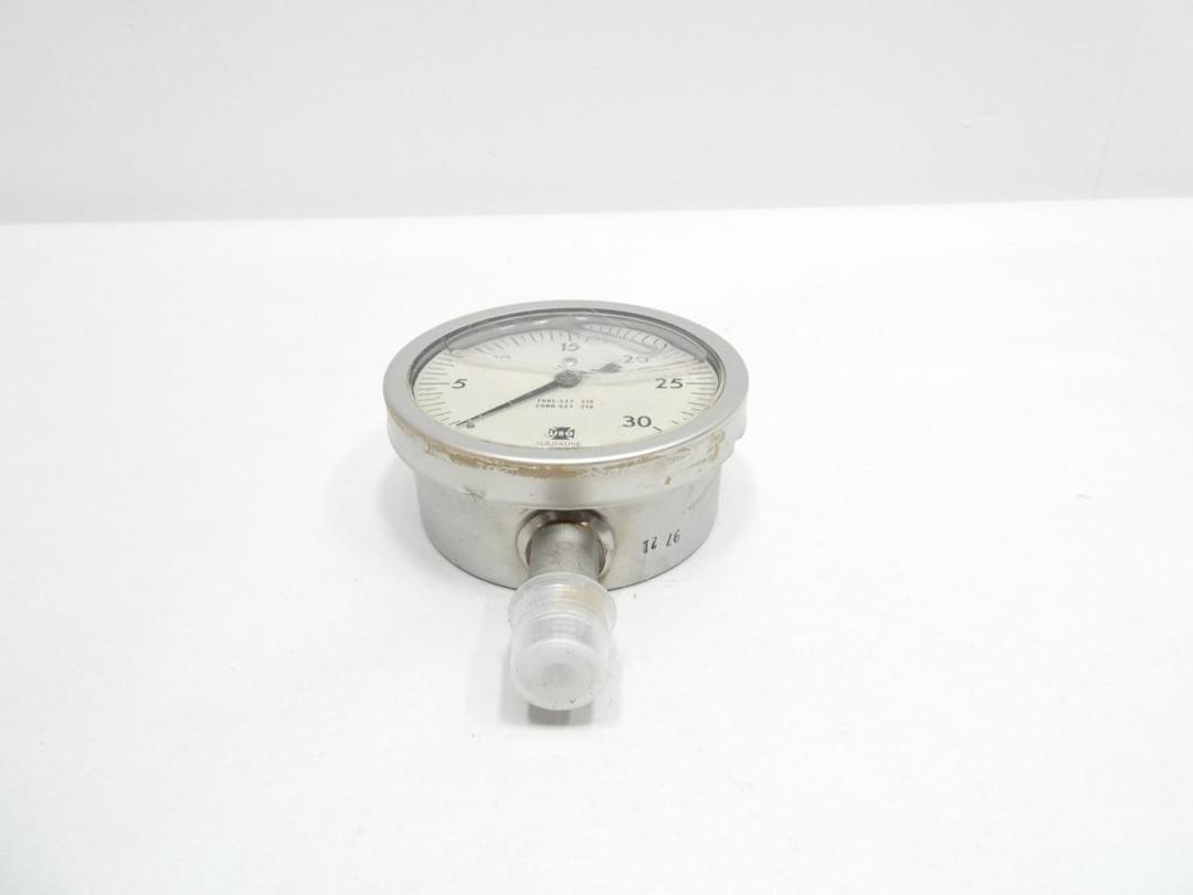 AMETEK 540L PRESSURE GAUGE 4IN 1/2IN NPT 0-30PSI