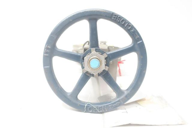 ITT FV-C37200313200 FABRI-VALVE MANUAL STAINLESS KNIFE GATE VALVE 3IN