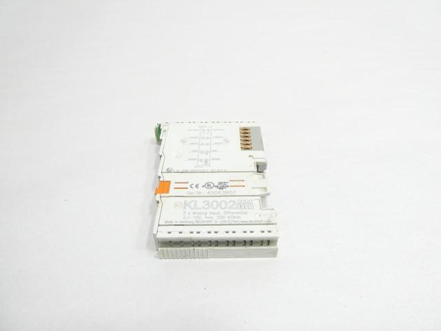 BECKHOFF KL3002 DIFFERENTIAL ANALOG INPUT MODULE