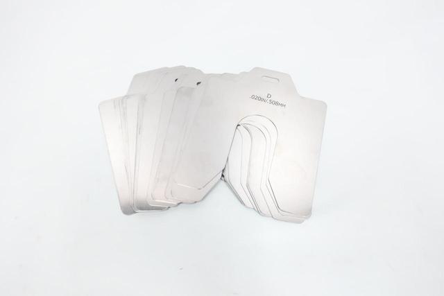 BOX OF 20 DMR .020-OD STAINLESS SLOTTED SHIM 0.02IN