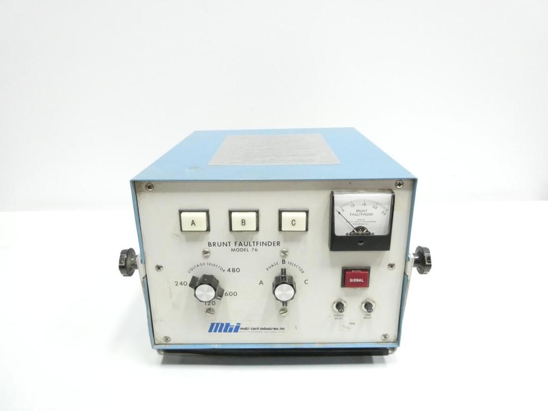 MTI MULTI-TECH MODEL 76 BRUNT FAULTFINDER