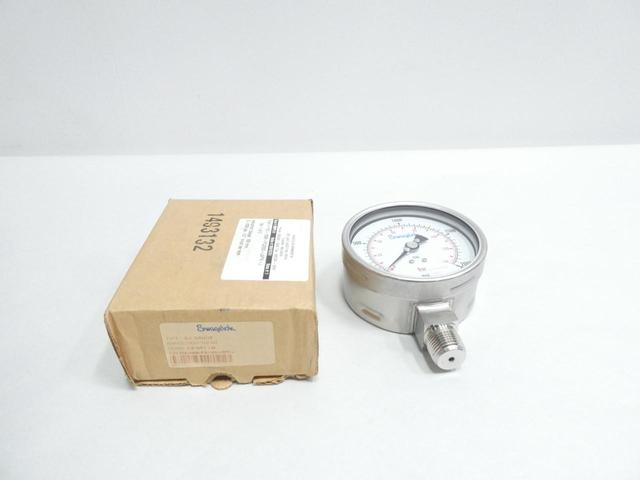 SWAGELOK PGI-100B-PG2000-LAPX-J PRESSURE GAUGE 100MM 0-2000PSI 1/2IN NPT