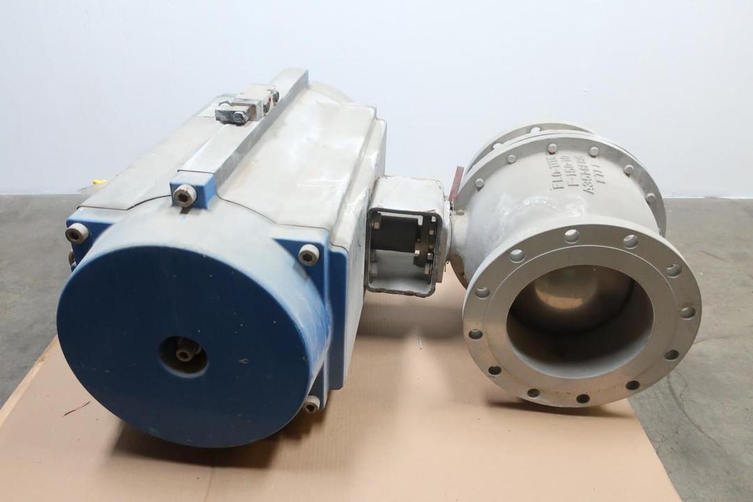 FLO-TITE F150 SR400B FMYB-5120 PNEUMATIC STAINLESS BALL CONTROL VALVE 10IN 150