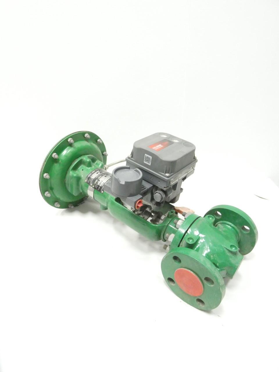 FISHER ET 667 SIZE 30I DVC6200HW2 PNEUMATIC STEEL CONTROL VALVE 1-1/2IN 300