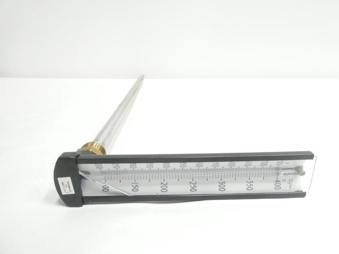 TAYLOR EB7224J016 BIMETAL THERMOMETER 200-750F 24IN 1IN NPT