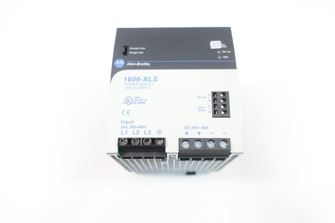 ALLEN BRADLEY 1606-XLS960E-3 POWER SUPPLY 380-480V-AC 40A AMP 24V-DC