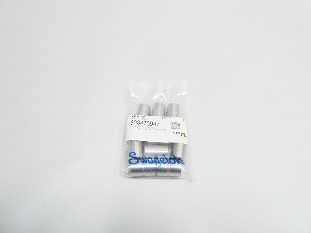 PACK OF 12 SWAGELOK SS-8-TSW-6 STAINLESS PIPE UNION 1/2IN