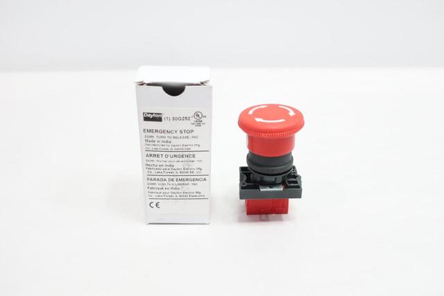 DAYTON 30G252 EMERGENCY STOP BUTTON