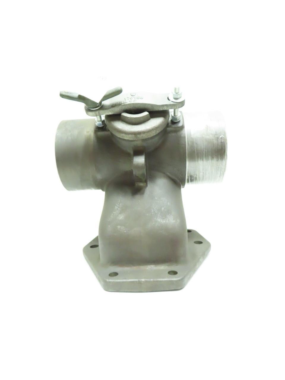 UNITED CONVEYOR 5-18232-1 PIPE TEE INTAKE MODIFIER ASSEMBLY