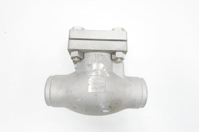 GODDARD S-000886-12WA STAINLESS BUTT WELD SWING CHECK VALVE 400CWP 1-1/2IN