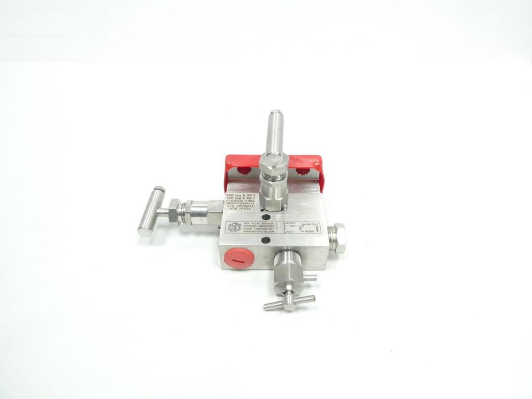 HEX VALVE HM501U3399412 STAINLESS INSTRUMENT MANIFOLD 6980PSI