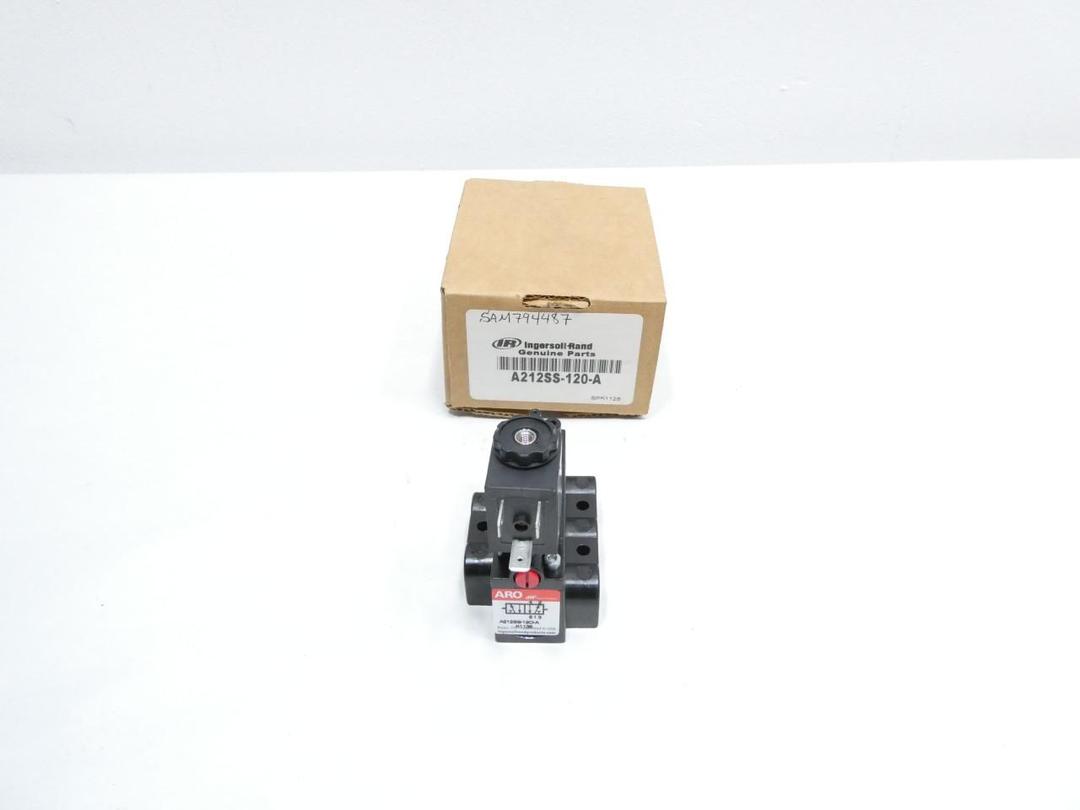 INGERSOLL RAND A212SS-120-A ARO SOLENOID VALVE 120V-AC