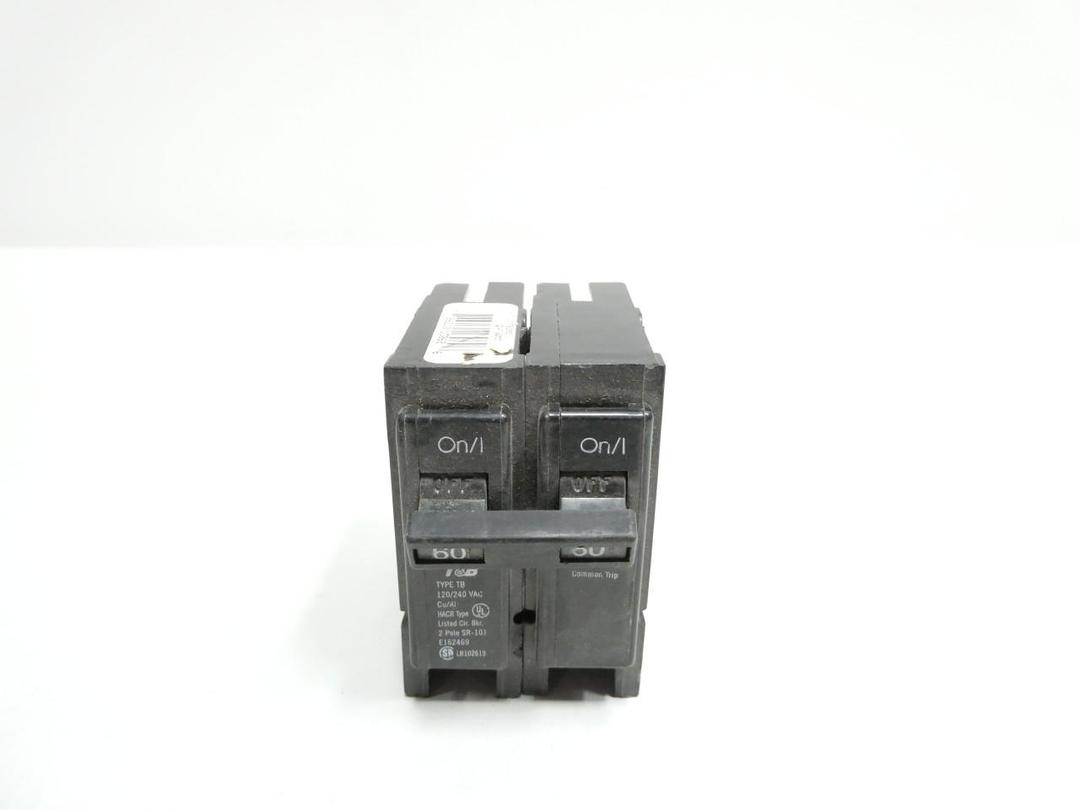 WESTINGHOUSE TB260 MINIATURE CIRCUIT BREAKER 2P 60A AMP 120/240V-AC