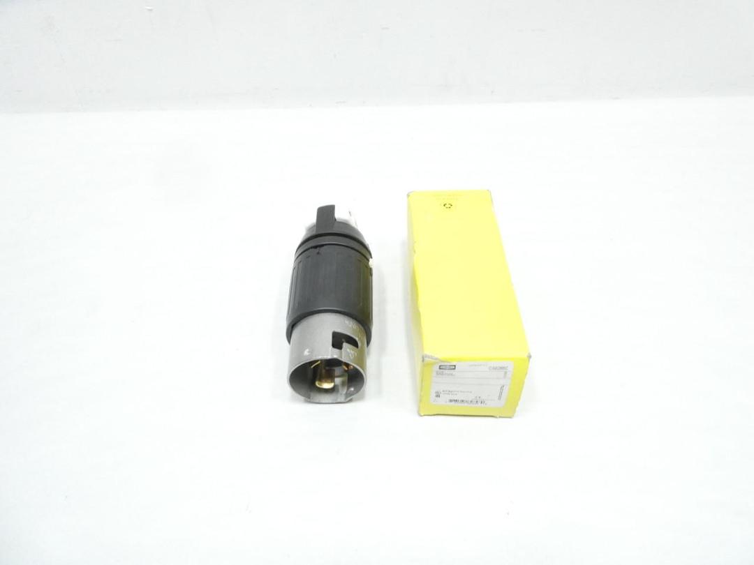 HUBBELL CS8265C INSULGRIP TWIST-LOCK PLUG 2P 3W 50A AMP 250V-AC