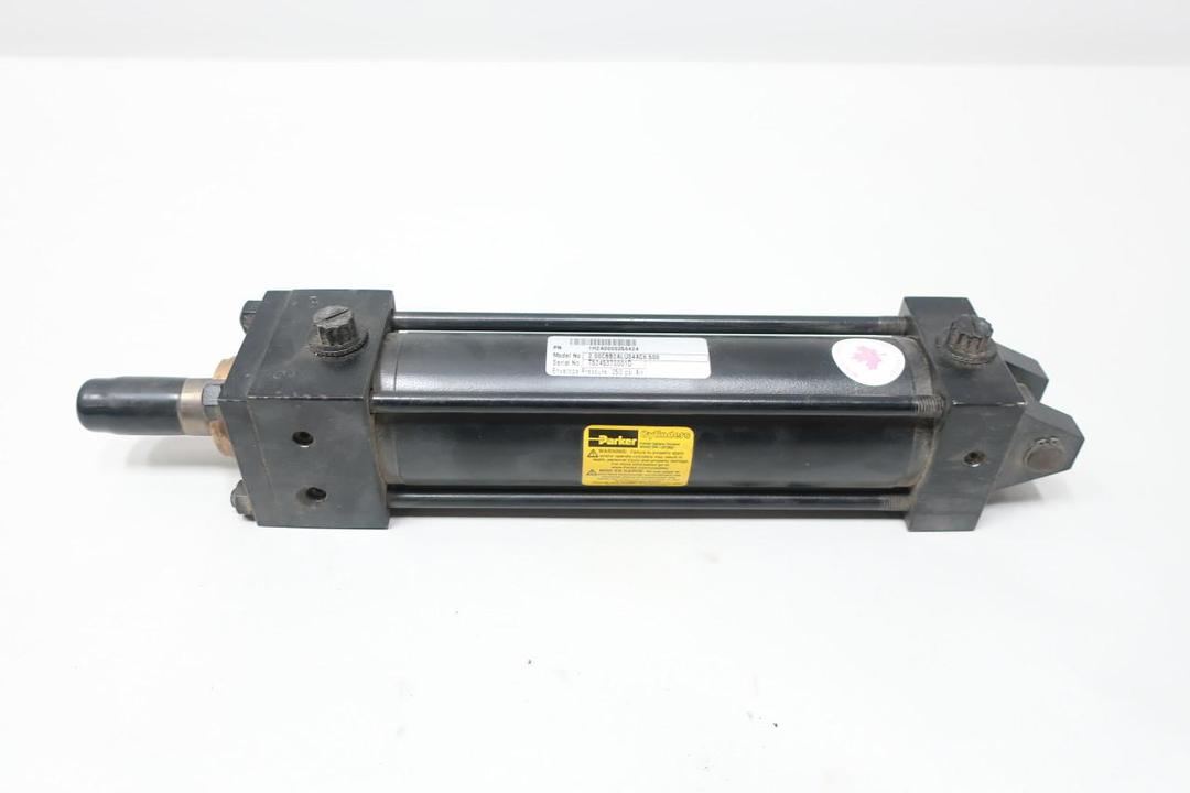 PARKER 2.00CBB2ALU34AC6.500 DOUBLE ACTING PNEUMATIC CYLINDER 2IN 6-1/2IN 250PSI